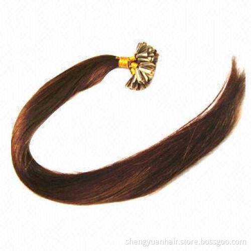 100% Human hair nail extension with Italian glue